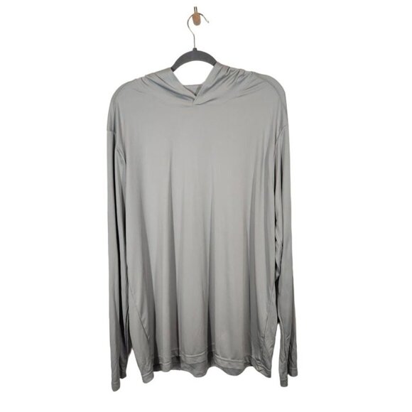 Reebok Men's Pullover‎ Lightweight Hoodie in Light Gray - Size Large - Picture 1 of 6